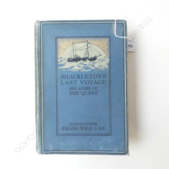 SCARCE 1ST ED. SHACKLETON'S LAST VOYAGE 1923