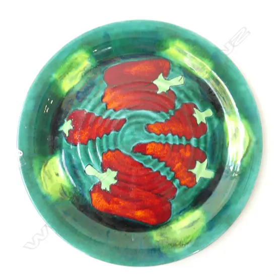 LG MORRIS & JAMES PLATTER (HAIRLINES, DULL SOUNDING) 475mm dia