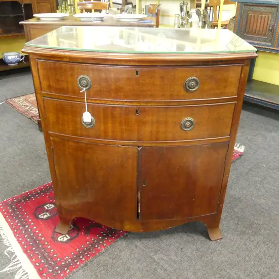 GEORGIAN STYLE MAHOGANY CHEST OF DRAWERS 760x490x835mm