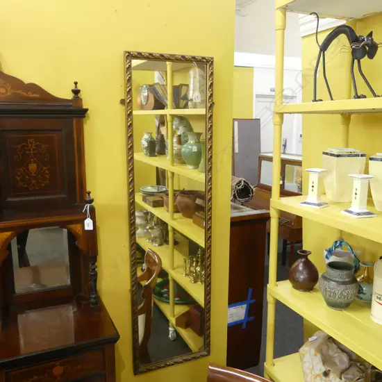 GILT FRAMED DRESSING MIRROR 1260x350mm