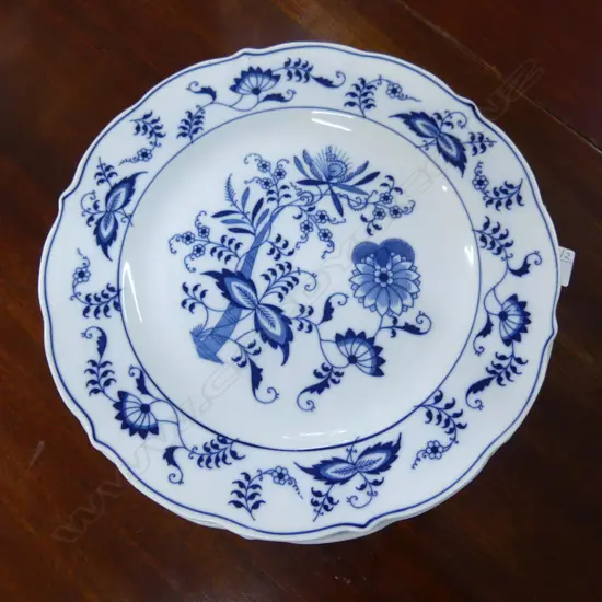 7 BLUE DANUBE DINNER PLATES 265mm dia