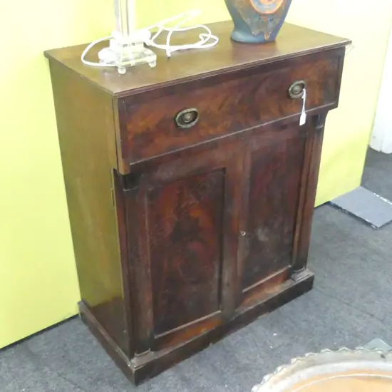 EARLY 19thC MAHOGANY CHIFFONIER 810x405x980mm