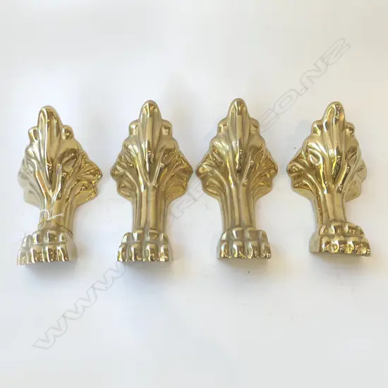 4 BRASS BATH FEET H.270mm