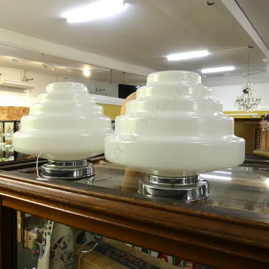 PR ART DECO BEEHIVE LAMP SHADES 300mm dia