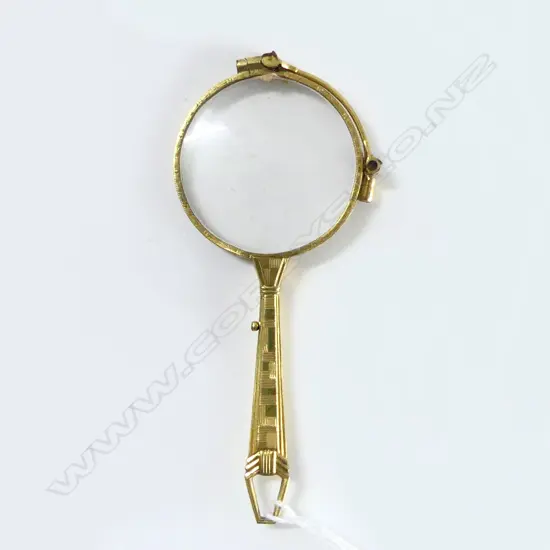 ART DECO GILT LORGNETTE button release