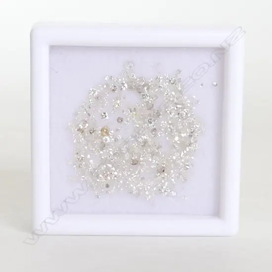 A PARCEL OF DIAMONDS 3.02CT MIXED GRADE SIZE & CUT