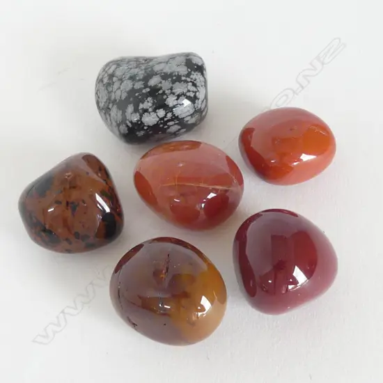 6 POLISHED STONES W.30mm