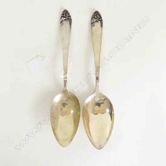 PR 800 SILVER SERVING SPOONS 216gms *NOW BZ656-1*