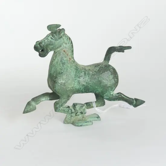 BRONZE HORSE ORNAMENT W.155mm