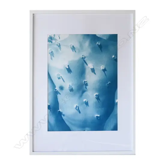 LUCY MACDONALD 'NARCISSISM', PHOTO PRINT, dated 1991. 580 x 400mm, CONTEMP FRAME W PERSPEX