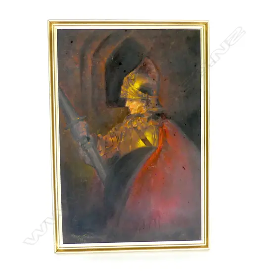 ROSIE FRASER, PORTRAIT OF A SOLDIER, OIL ON BOARD 1964 900x590mm