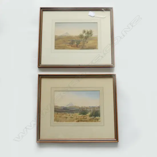 T. FRERE, 2 MT EGMONT WCs, 1887 160x245mm