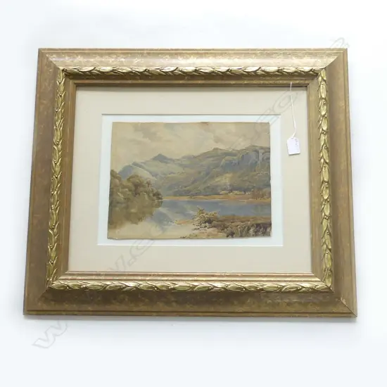 ARTIST UNKNOWN, ANTIQUE LANDSCAPE W/C 245x330mm