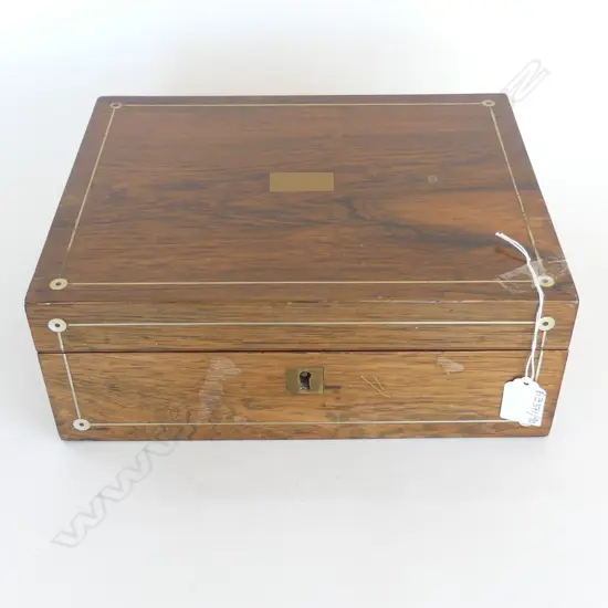 VINTAGE ROSEWOOD BOX W.305mm