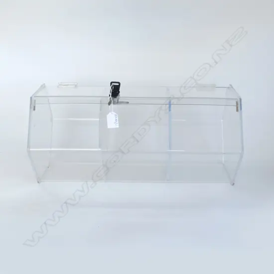 CLEAR ACRYLIC OCTAGONAL DISPLAY CASE H.470mm