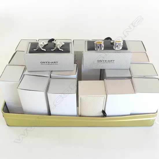 25 PRS ASST. BOXED CUFFLINKS