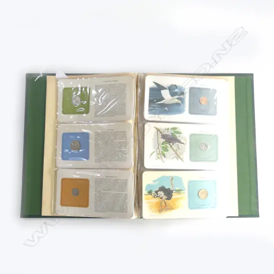 BIRD COINS OF THE WORLD ALBUM INLCUDES KIWI
