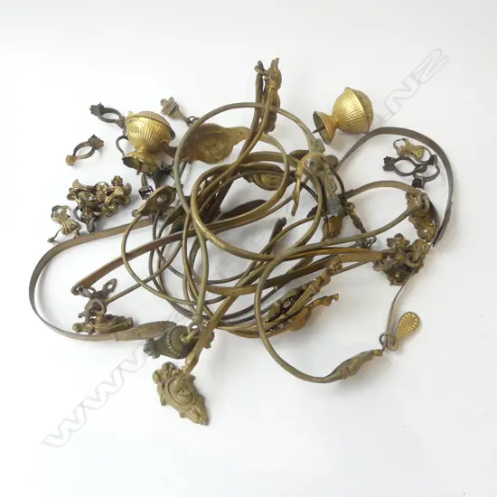 VINTAGE BRASS HOOKS; CURTAIN TIE BACKS ETC