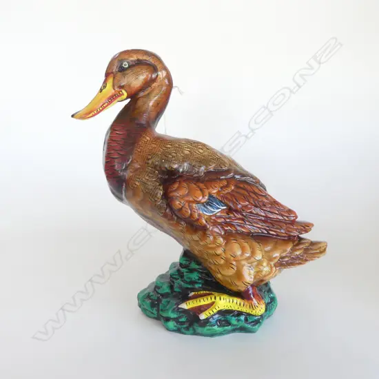 PAINTED RESIN DUCK H.355mm
