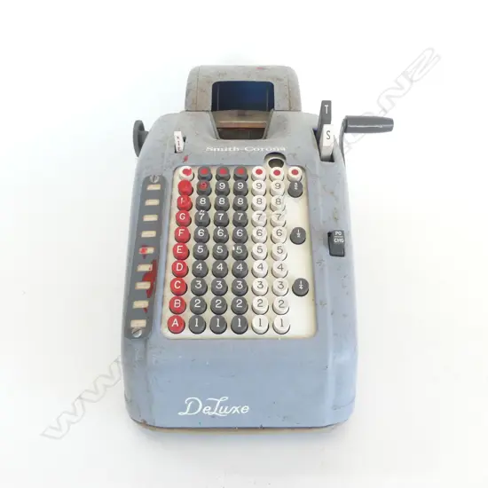 RETRO SMITH-CORONA 'DELUXE' ADDING MACHINE 420x290x210mm