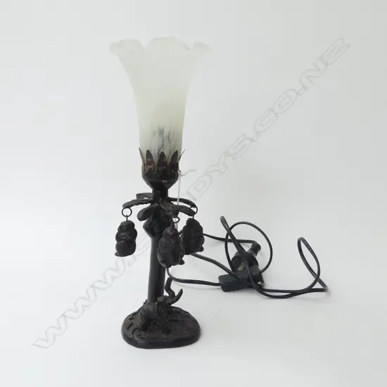 CAST IRON LILLY LAMP H.330mm