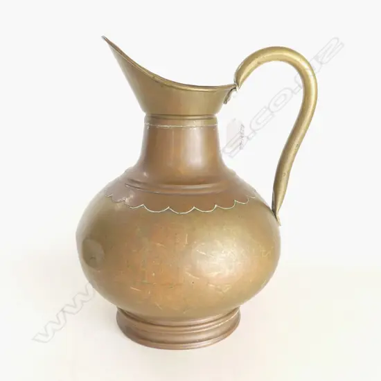 LG VINTAGE COPPER & BRASS JUG