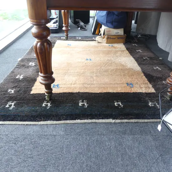 LG WOOL PILE GABBEH RUG 2000x1550mm