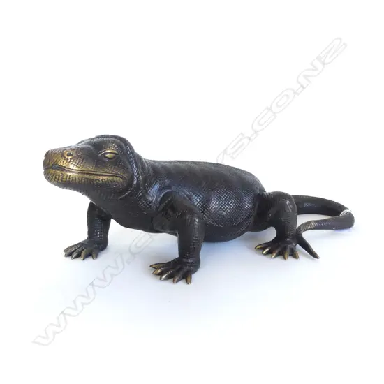 BRONZE KOMODO DRAGON L.430mm