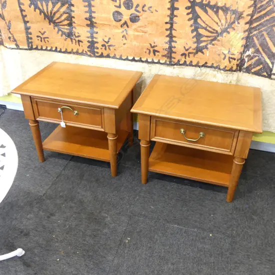 PR WOODEN BEDSIDE TABLES 600x450x500mm