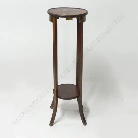 1920's OAK PLANT STAND H.920mm