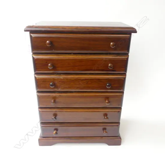 6 DRAWER COLLECTORS CHEST 310x175x430mm