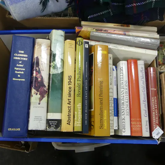 ASST. BOOKS; NZ & WORLD ART, CERAMICS, CRAFT ETC