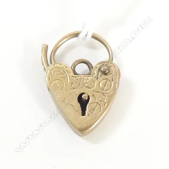 9CT GOLD PADLOCK CLASP 2gm