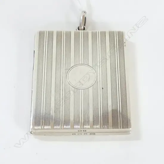 HEAVY SILVER DOUBLE FOLDING PHOTO FRAME 100 x 63mm Birmingham 1917 by A & J Zimmerman Ltd 