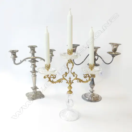 3 CANDELABRAS 