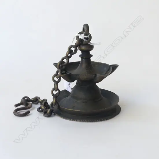 SMALL HANGING CAST IRON INCENSE BURNER