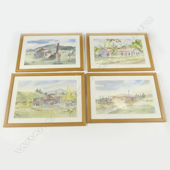 4 S. CHATTERTON WCs: COTTAGE BLACKBALL, WHITE HORSE HOTEL, SHEARING SHED HOMEBUSH, HOP KILN BLACKBIRD VALLEY 370x560mm