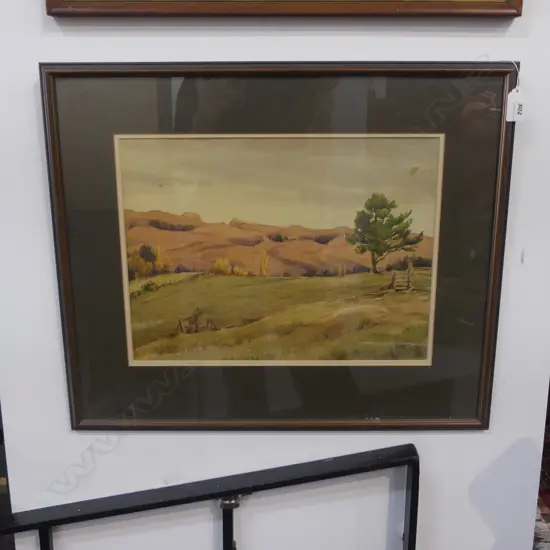 WILLIAM J. RUSH (NZ 1872-1965) TE MATA PEAK? WC 270x355mm