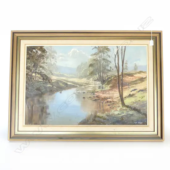 JOHN SPEEDY OIL 'COSSEYS STREAM HUNUA' 490 x 750mm