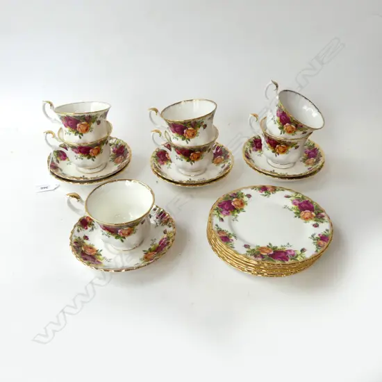 SET OF 7 R/A OLD COUNTRY ROSES CSPS