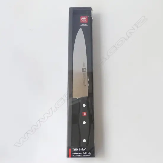 ZWILLING CHEFS KNIFE, 200mm blade, AS NEW IN BOX