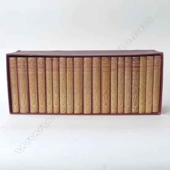 SET OF ANTIQUE 'BRITISH BOOKS'