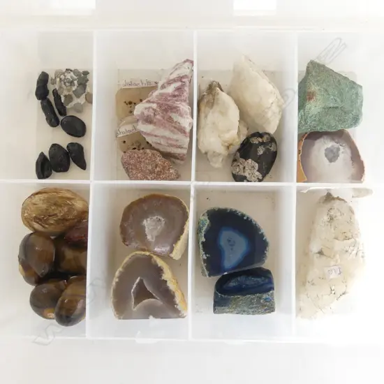 ASST. GEM STONES, GEODES ETC