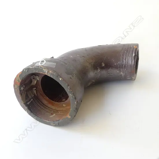 VINTAGE SALT GLAZED PIPE BEND H.310mm