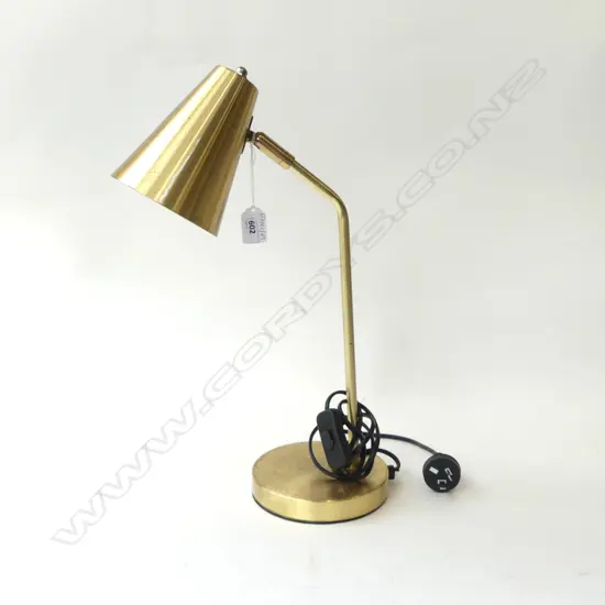DESK LAMP, BRASS FINISH H.450mm