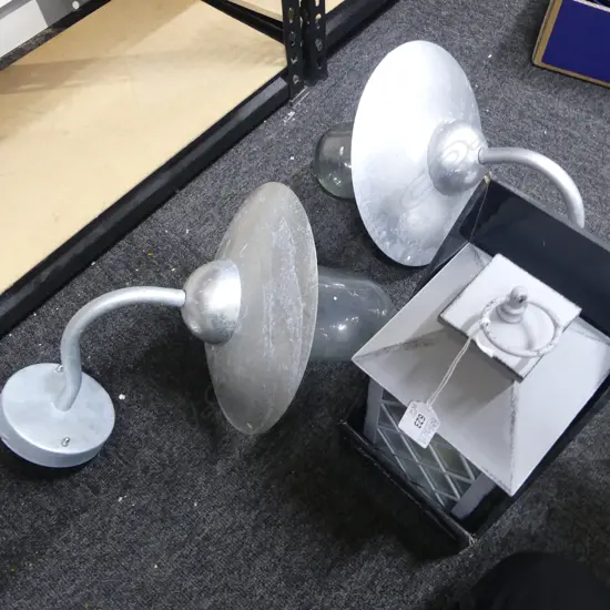 PR INDUSTRIAL STYLE LIGHTS + CANDLE LANTERN