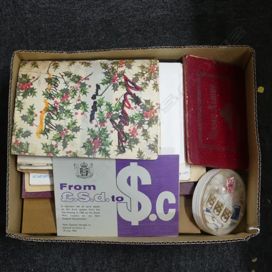 ASST. STAMPS, FIRST DAY COVERS ETC