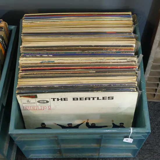 COLLECTION LPS, INCLD BEATLES, BILLY JOEL & SHOW ALBUMS