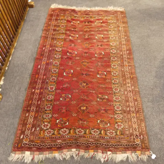 HAND KNOTTED ALL WOOL RUG 2100x1220mm