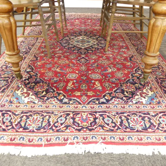 HAND KNOTTED WOOL PILE RUG 2700x1450mm